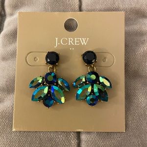 Jcrew drop crystal earrings